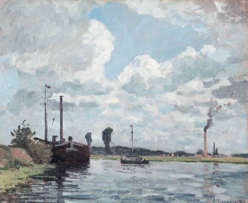 Bords de l’Oise, Environs de Pontoise - Camille Pissarro (1830 - 1903)